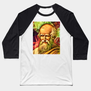 Archimedes Snowy Portrait | Archimedes Artwork 15 Baseball T-Shirt